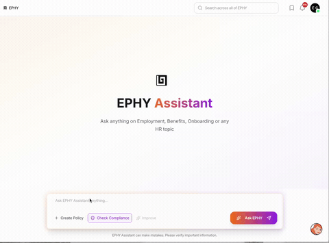 EPHY Launch | Always Compliant, Automatically